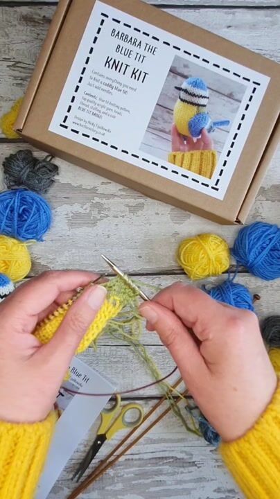 Bill the Pigeon knitting kit – Knitted Birds